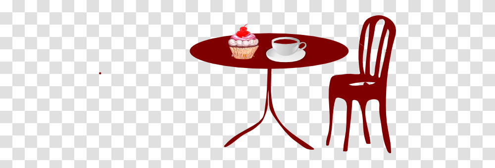 Download Hd Coffee Clipart Bistro Animated Tables And Clipart Table And Chair, Furniture, Saucer, Pottery, Coffee Table Transparent Png