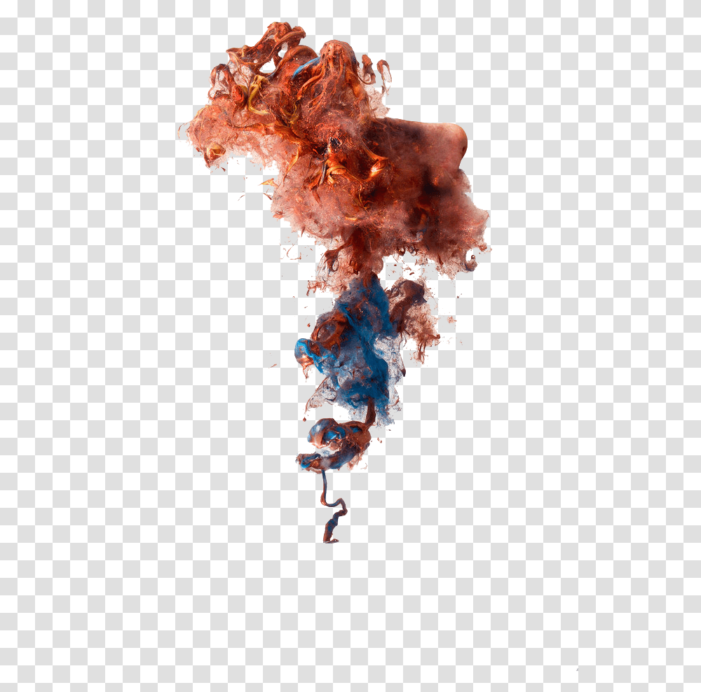 Download Hd Colored Grenade Creative Color Effects Color Smoke Bomb, Purple, Art, Fungus, Fire Transparent Png