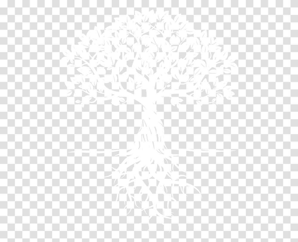 Download Hd Competence White Tree Roots, Plant, Cross, Symbol, Flower Transparent Png