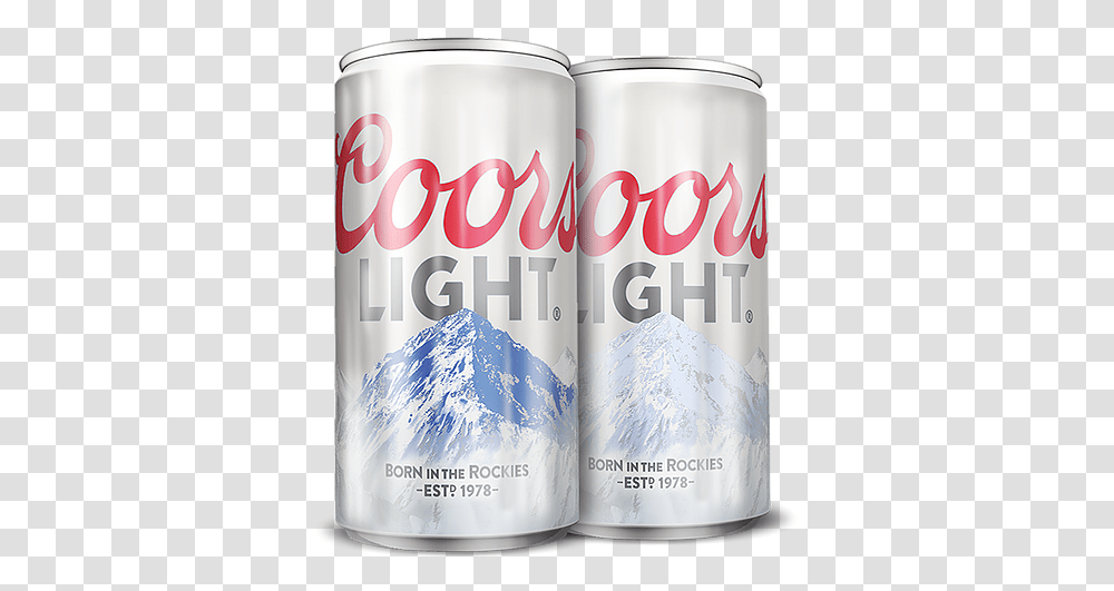 Download Hd Coors Light Thermochromic Can Red Bull Coors Light Cold Activated Can, Soda, Beverage, Drink, Coke Transparent Png