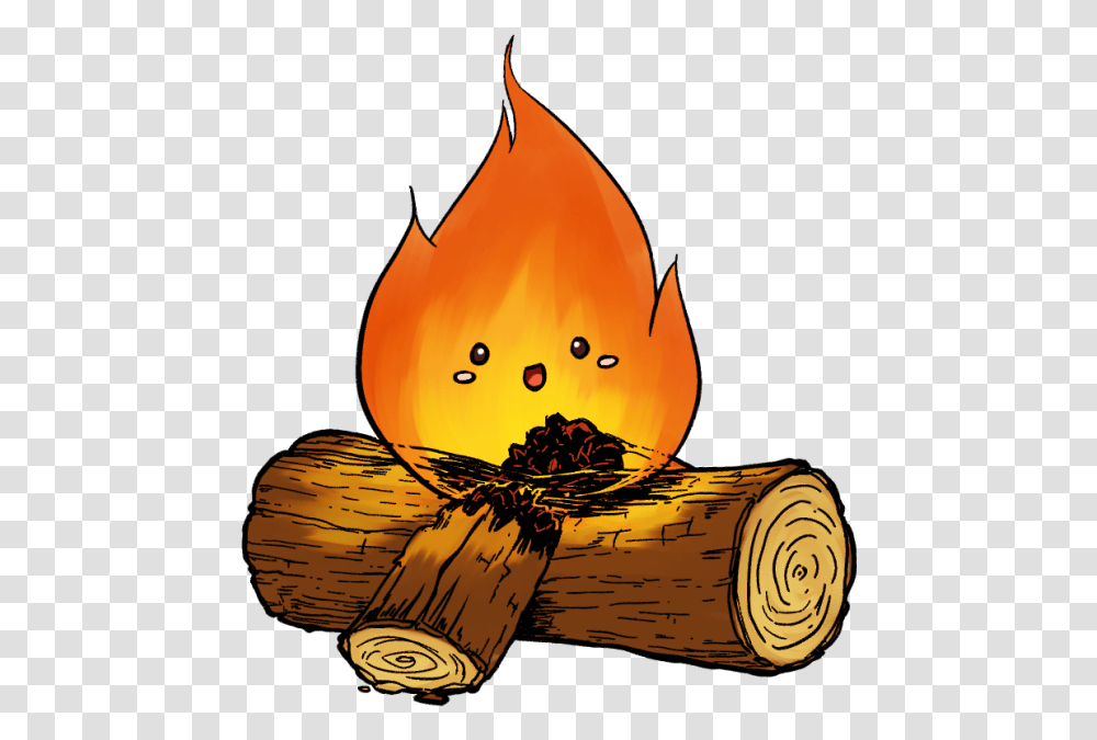 Download Hd Cute Campfire Cute Fire Clipart Cute Campfire Clipart, Flame Transparent Png