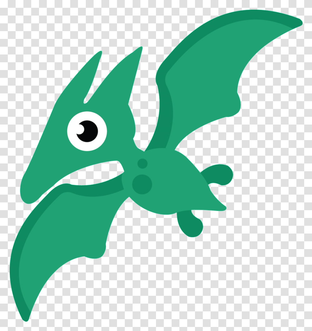 Download Hd Cute Flying Dragon Dinosaur Flying Dinosaur Clipart, Nature, Outdoors, Green, Countryside Transparent Png