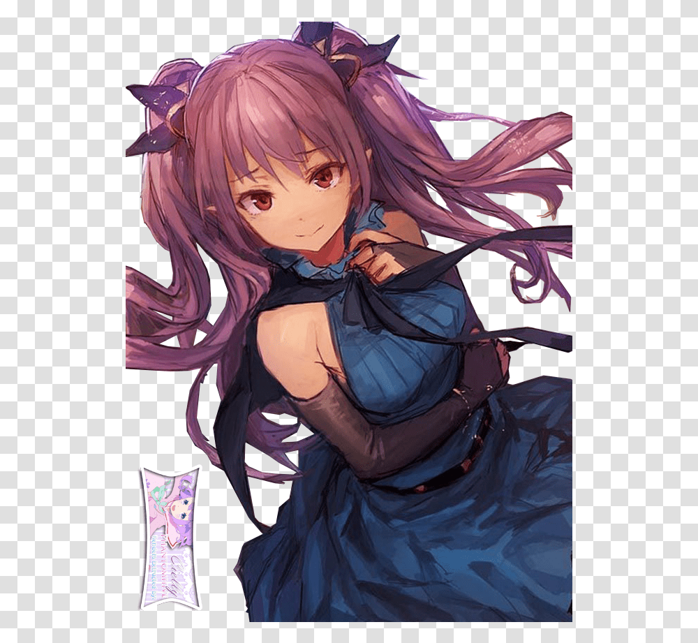 Download Hd Cute Vampire Anime Girl Cute Anime Vampire Girl, Manga, Comics, Book, Painting Transparent Png