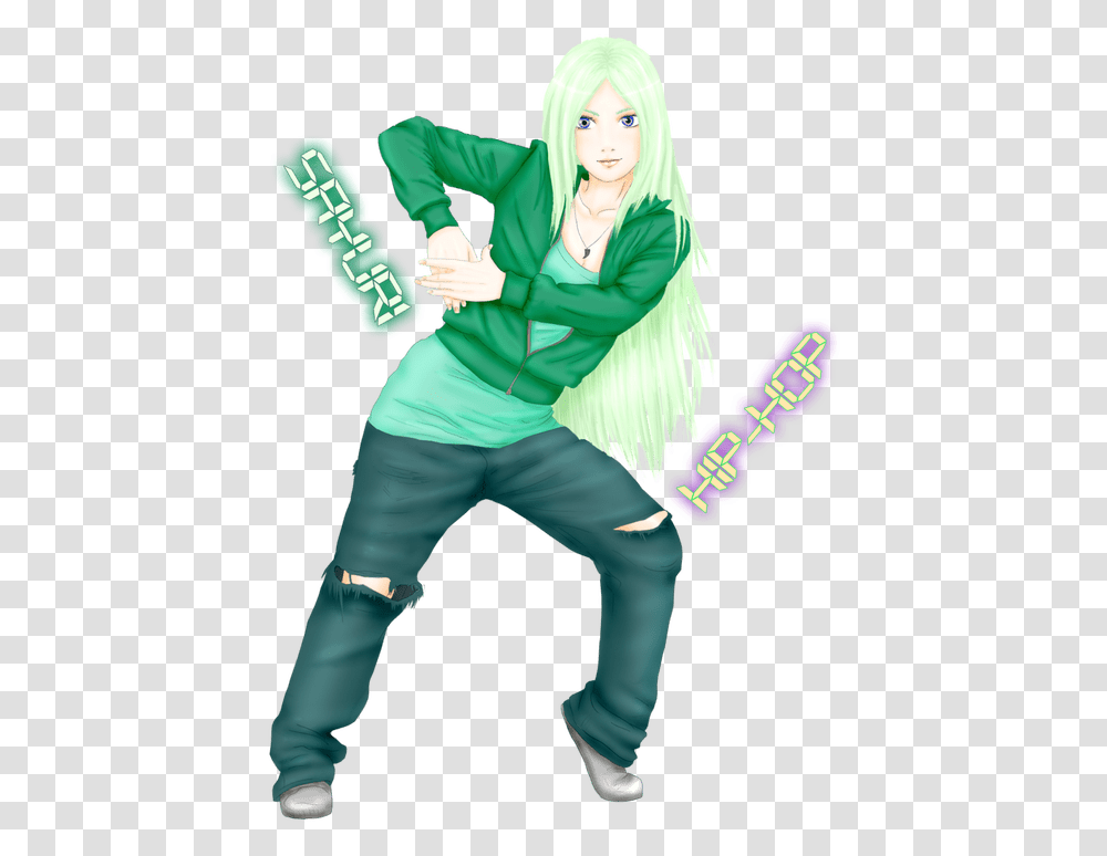 Download Hd Dancing Anime Girl Gif Anime Girl Hip Hop Dance Animations, Person, Human, Costume, Clothing Transparent Png