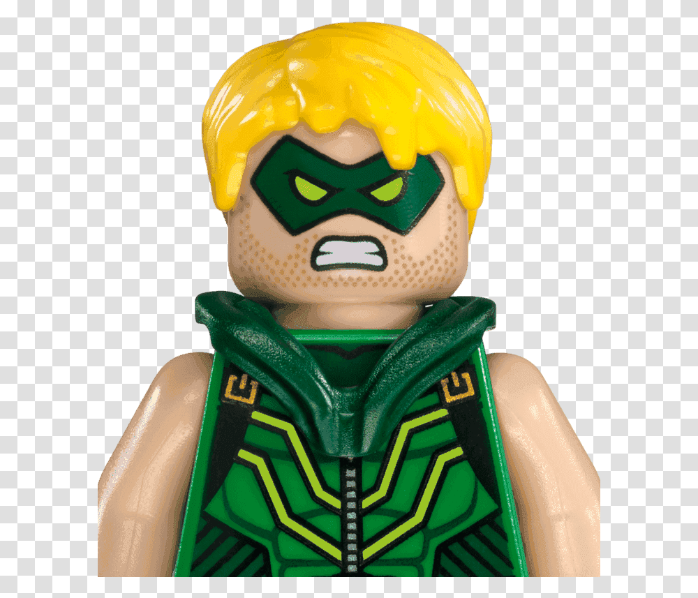 Download Hd Dc Comics Super Heroes Lego New 52 Green Arrow Lego, Toy, Doll, Figurine, Person Transparent Png
