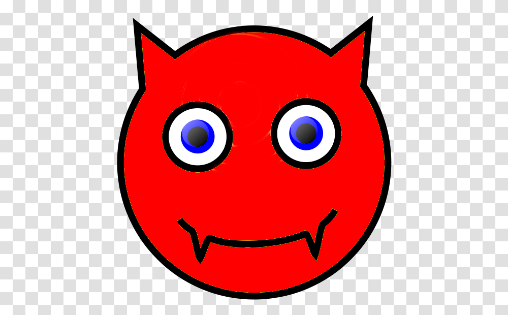 Download Hd Devil Face Emoticon, Pac Man, Graphics, Art, Piggy Bank Transparent Png