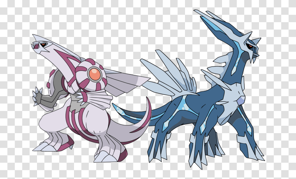 Download Hd Dialga Palkia Anime Dialga Palkia And Arceus Dialga Palkia, Dragon Transparent Png