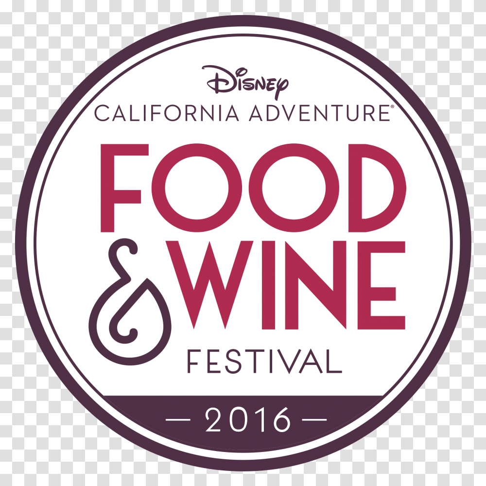 Download Hd Disney California Adventure Logo Epcot Circle, Label, Text, Word, Symbol Transparent Png