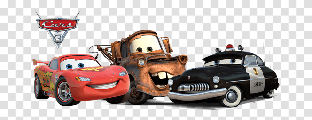 Download Hd Disney Cars Mater Mater And Lightning Mcqueen, Vehicle, Transportation, Buggy, Tire Transparent Png