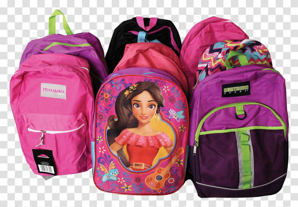 Download Hd Disney Elena Of Avalor Music Time Reversible Backpack, Bag, Person, Human, Doll Transparent Png