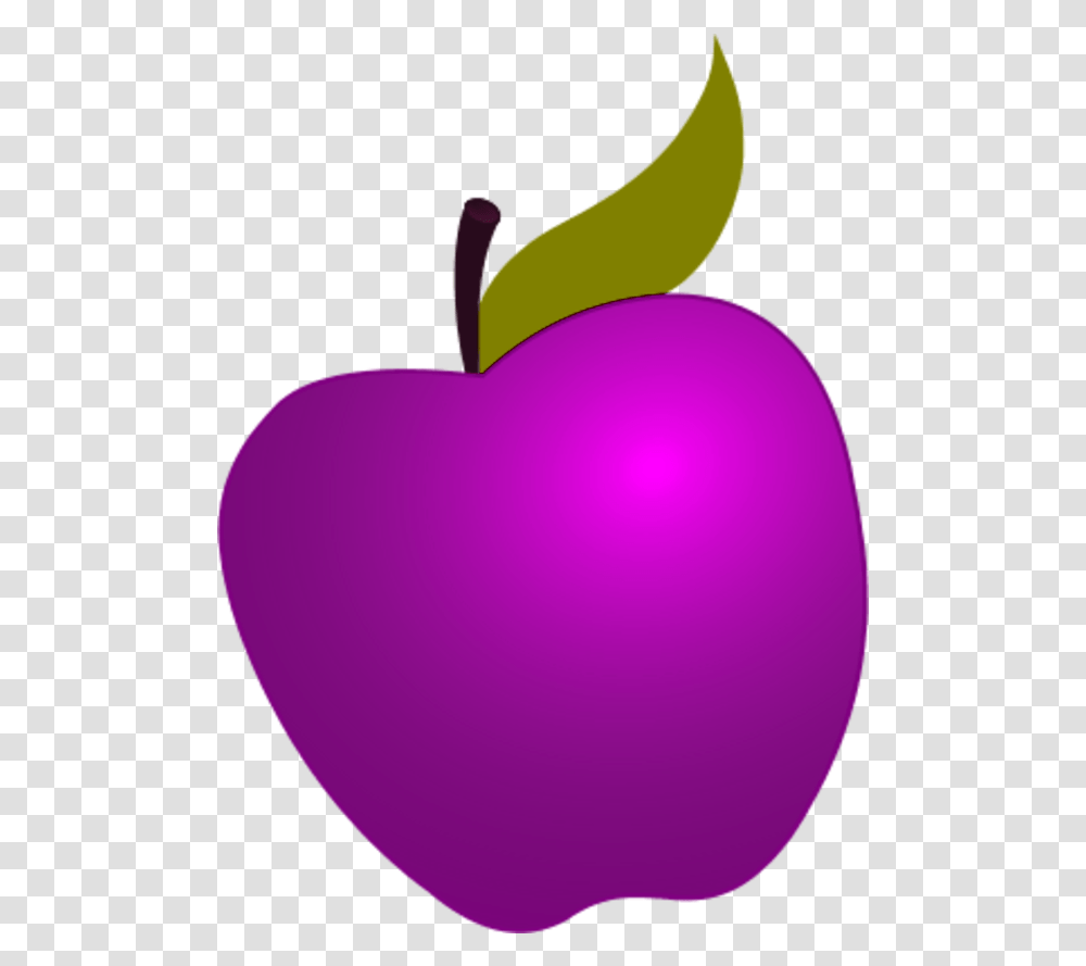 Download Hd Dots Clipart Apple Purple Apple Purple Apple Clipart, Plant, Balloon, Fruit, Food Transparent Png