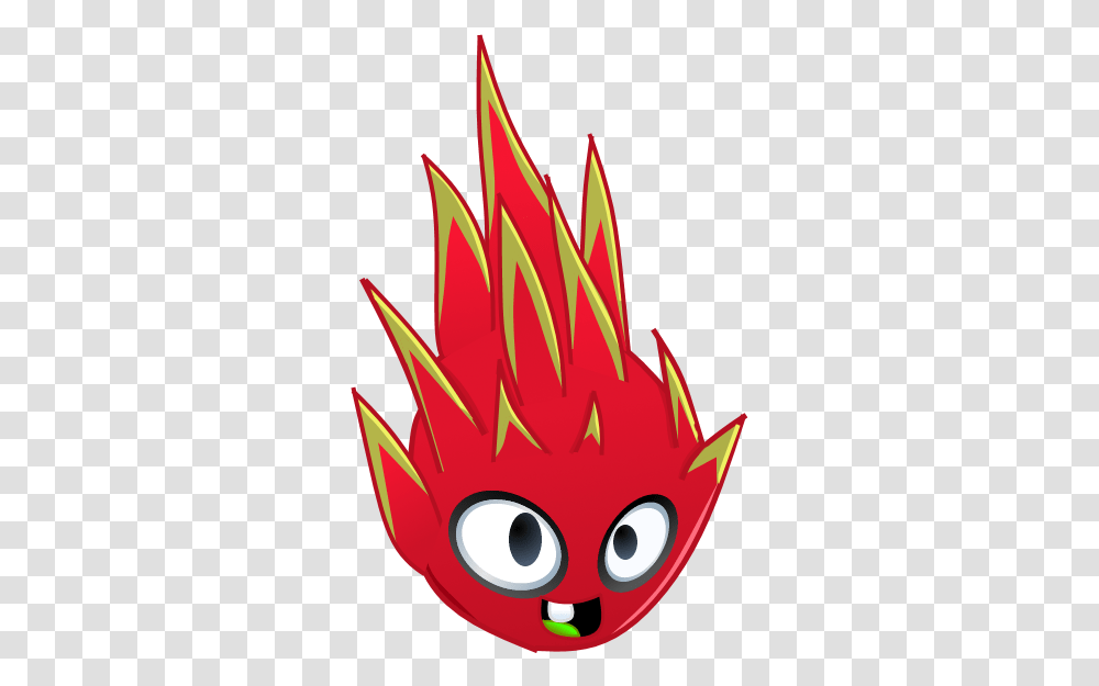Download Hd Dragonfruit Plants Vs Zombies 2 Dragon Cartoon, Angry Birds, Food Transparent Png