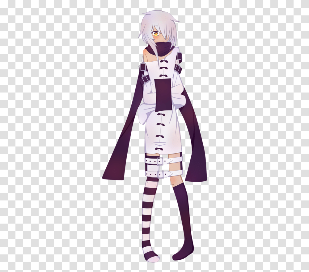 Download Hd Drawing Jackets Anime Girl Anime Girl In A Straitjacket, Clothing, Apparel, Fashion, Cloak Transparent Png