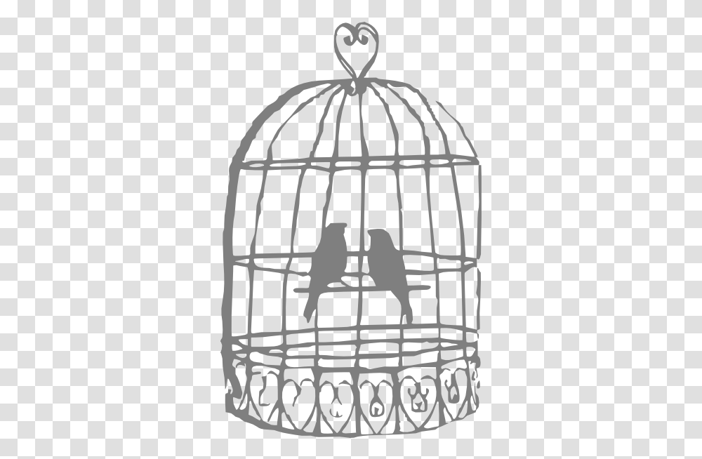 Download Hd Drawn Birdcage Black And White Bird Cage Clip Birdcage Clipart, Dungeon, Rug, Prison, Zebra Transparent Png