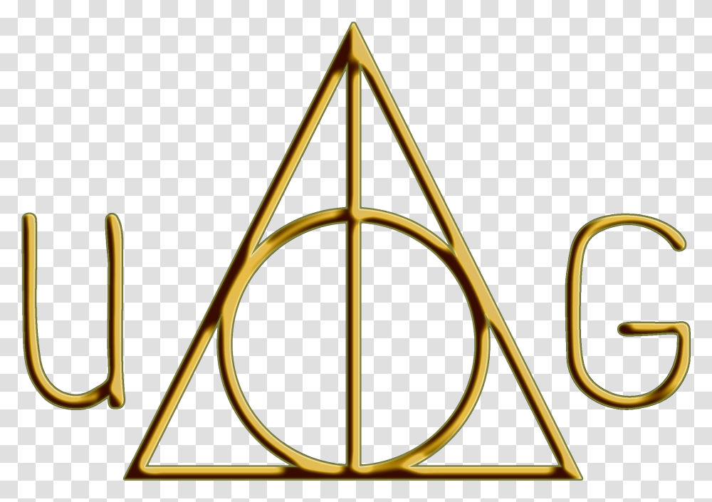 Download Hd Dumbledore's Army Deathly Hallows Deathly Hallows Gold, Triangle, Symbol, Sunglasses, Accessories Transparent Png