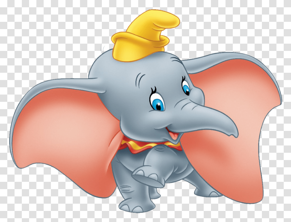 Download Hd Dumbo Lovely Dumbo And Winnie The Pooh, Toy, Mammal, Animal, Sea Life Transparent Png