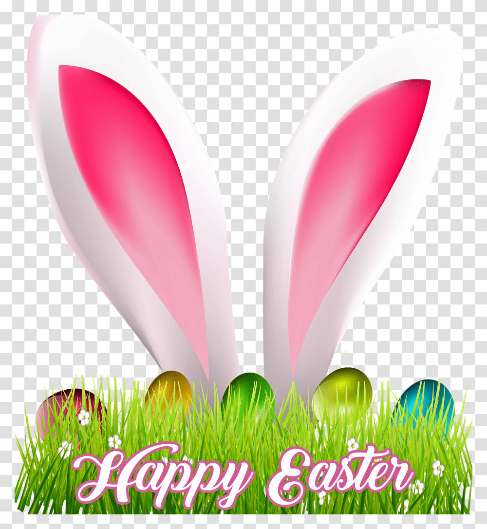 Download Hd Easter Grass Image Happy Easter M, Purple, Graphics, Art, Plant Transparent Png