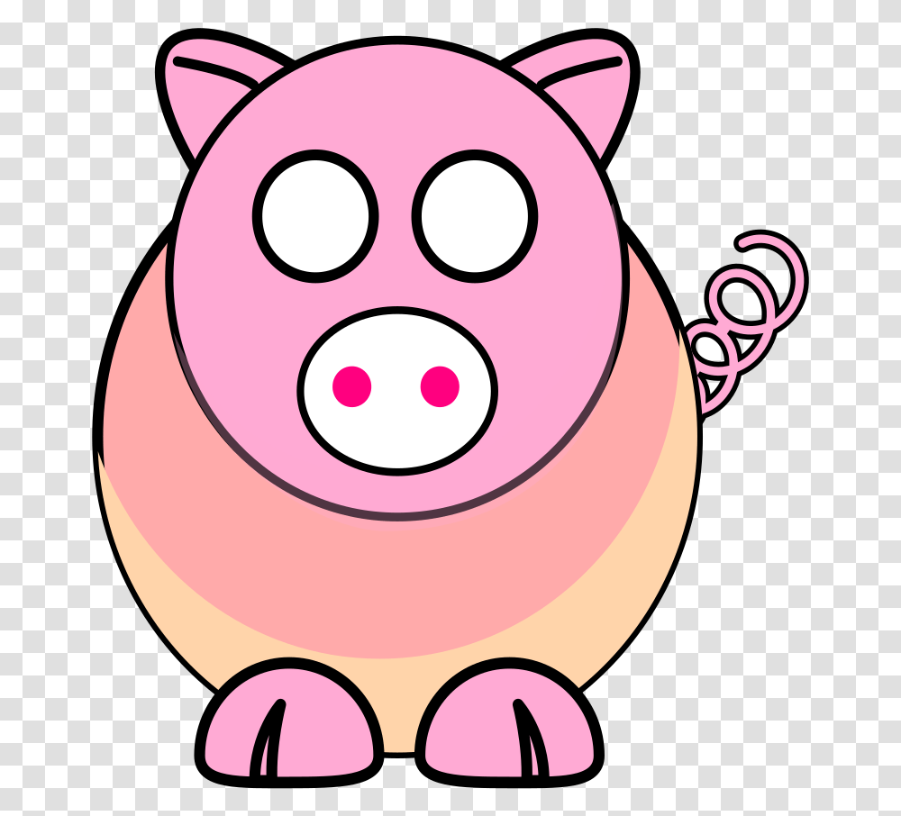 Download Hd Easy To Draw Cute Animals Image Pig Clip Art, Piggy Bank, Accessories, Accessory Transparent Png