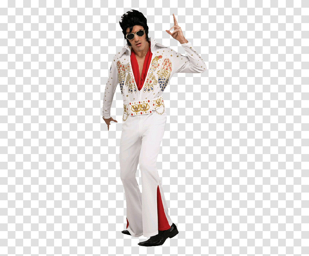Download Hd Elvis Presley White Elvis Halloween Costume, Clothing, Apparel, Sunglasses, Accessories Transparent Png