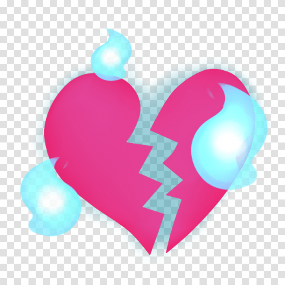 Download Hd Emoji Brokenheart Heart Cutie Mark Evil Love, Balloon Transparent Png