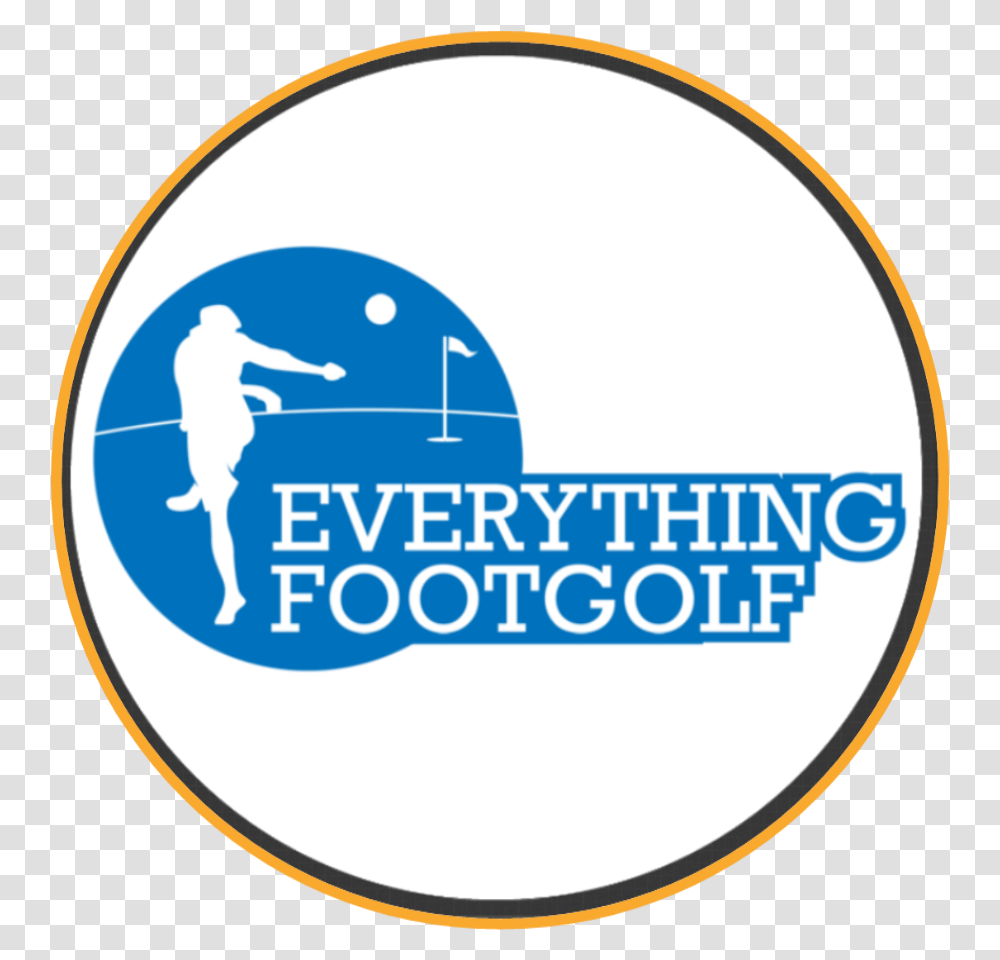 Download Hd Everything Footgolf Ball Marker Circle Logo, Label, Text, Symbol, Person Transparent Png