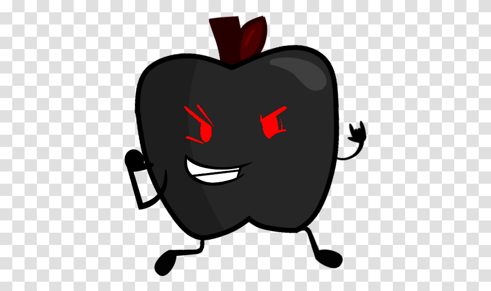 Download Hd Evil Clipart Marshmallow Character Evil Apple Clipart, Heart Transparent Png
