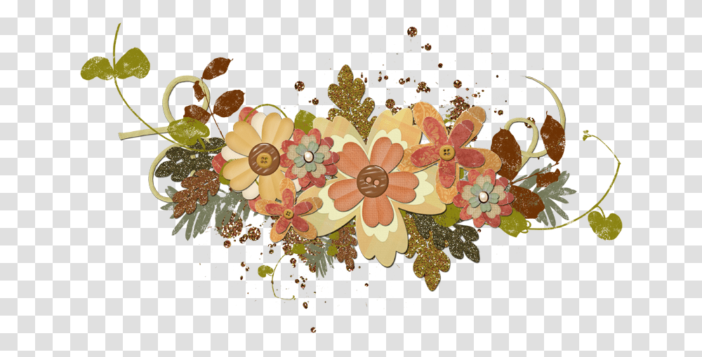 Download Hd Fall Flower Fall Flowers, Floral Design, Pattern, Graphics, Art Transparent Png