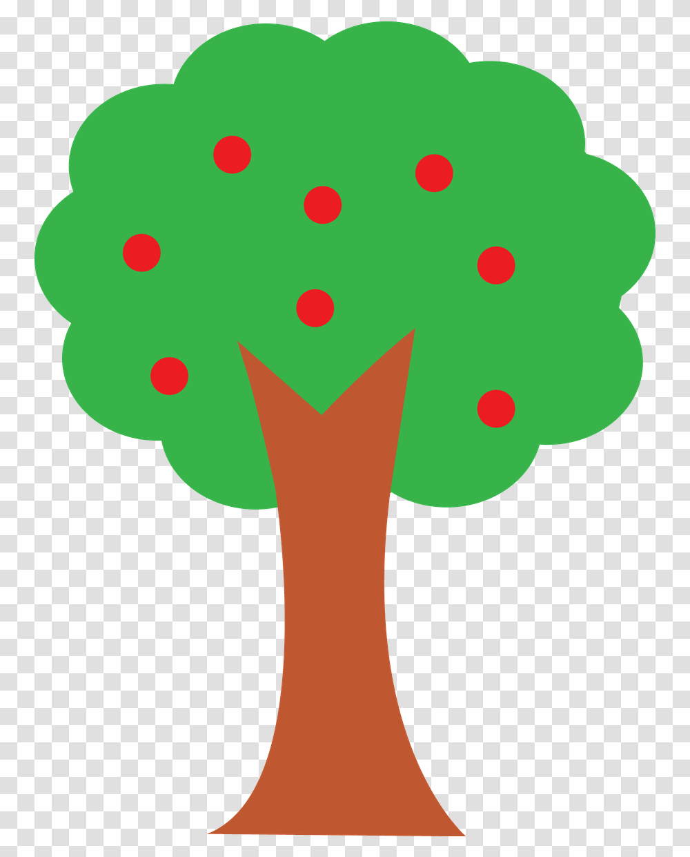 Download Hd Fazenda Minus Clip Art Cartoon Apple Tree Apple Tree Clipart, Plant, Rattle, Flower, Blossom Transparent Png