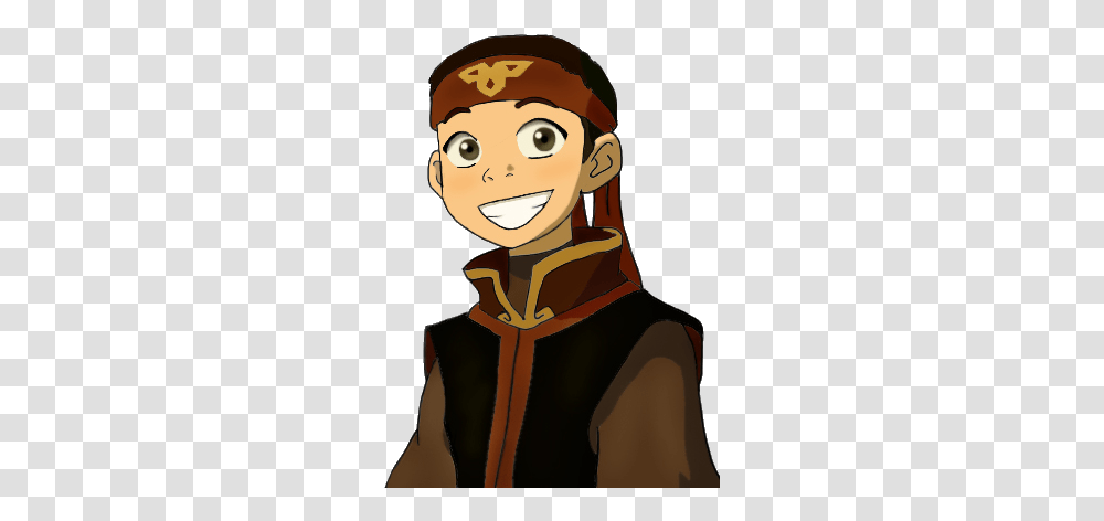 Download Hd File Aang Kuzon Avatar Aang Fire Nation Aang In The Fire Nation, Face, Clothing, Apparel, Label Transparent Png