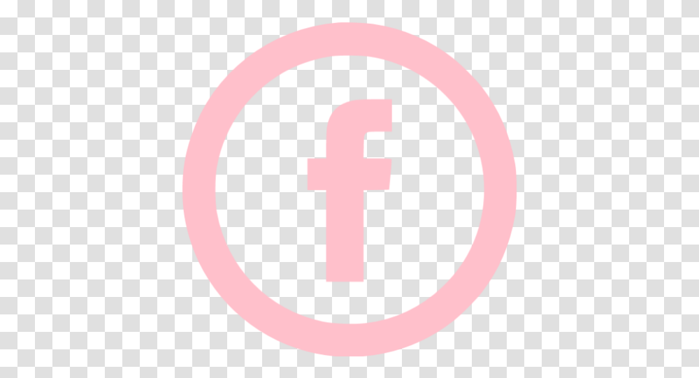 Download Hd File Facebook Facebook Logo Pink Pink Facebook Logo, Symbol, Text, Hand, Trademark Transparent Png
