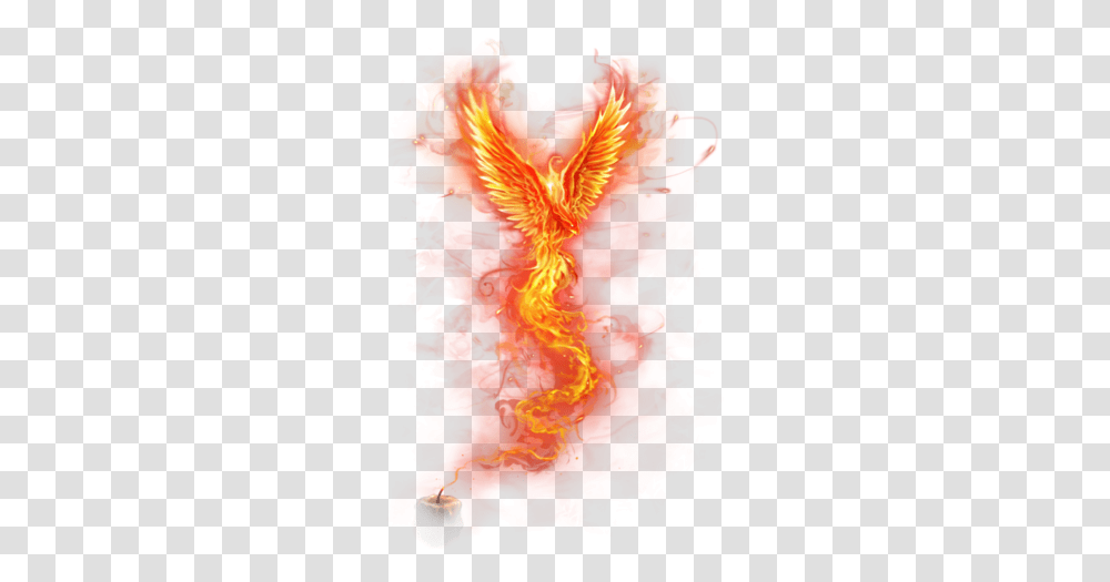 Download Hd Fire And Phoenix Image, Modern Art, Flame, Graphics, Canvas Transparent Png