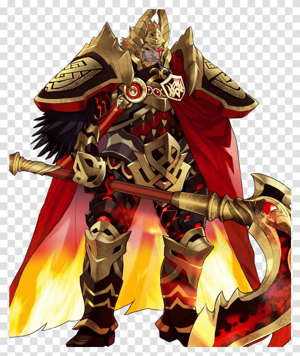 Download Hd Fire Emblem Heroes Villains Surtr Fire Emblem, Samurai, Knight Transparent Png