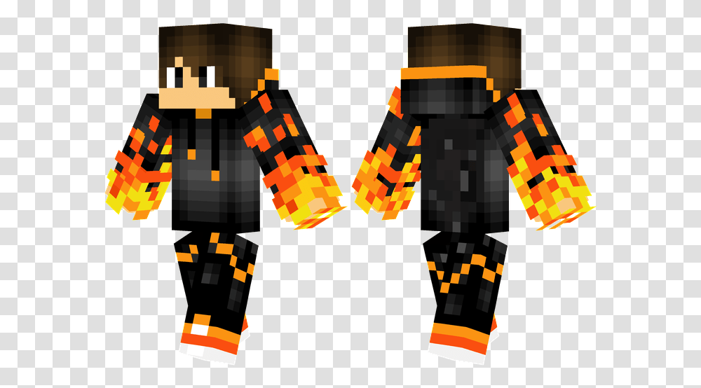 Download Hd Fire Hoodie Minecraft Skin Green Shirt Fire Hoodie Minecraft Skin Transparent Png