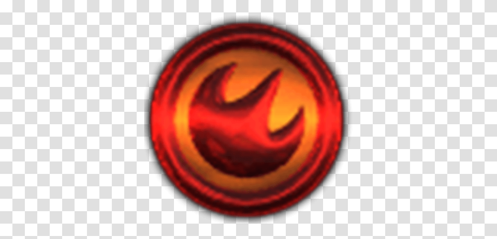 Download Hd Fire Medallion Icon Fire Medallion Icon, Symbol, Outdoors, Bronze, Tree Transparent Png