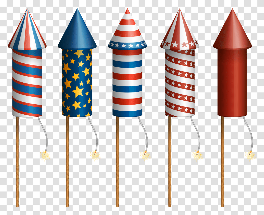 Download Hd Firecrackers Fireworks Rocket, Cone Transparent Png