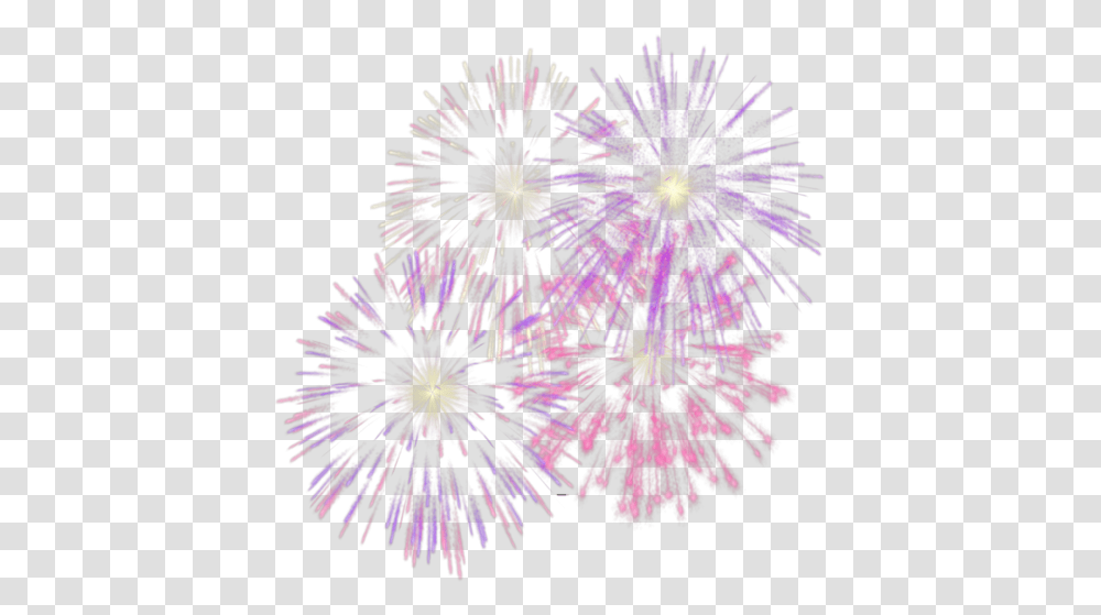 Download Hd Fireworks Pink Sparkling Fireworks New Year Cracker, Nature, Outdoors, Lighting, Purple Transparent Png