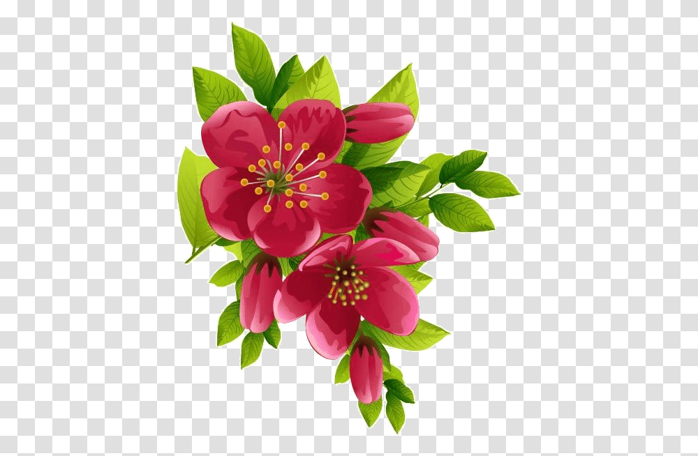 Download Hd Fleurs Background Flower Background Spring Flower, Plant, Blossom, Anther, Graphics Transparent Png
