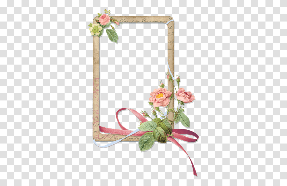 Download Hd Floral Frame Flower Border Invitation High Bible Verse Galatians 6, Plant, Blossom, Vase, Jar Transparent Png