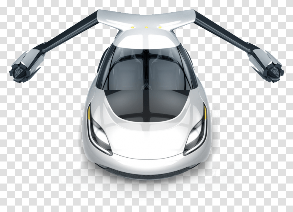 Download Hd Flying Car Design Flying Car White Background, Transportation, Vehicle, Helicopter, Aircraft Transparent Png