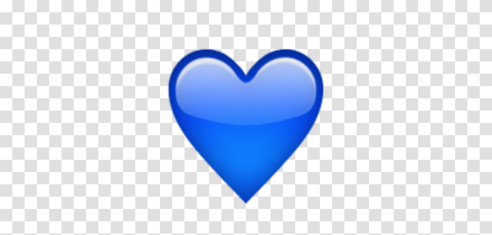 Download Hd Free Ios Emoji Blue Heart Images Blue Heart Emoji, Pillow, Cushion, Balloon, Plectrum Transparent Png