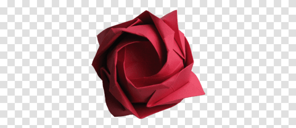 Download Hd Free Origami Rose Images Origami Flower, Plant, Blossom, Paper, Art Transparent Png