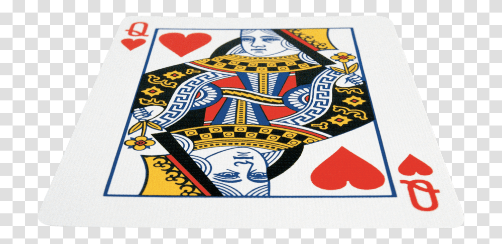 Download Hd Free Poker Images Playing Poker Card Queen, Label, Text, Logo, Symbol Transparent Png