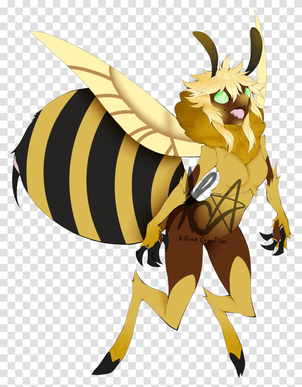 Download Hd Free Queen Bee Adopt Read Desc Bee Bee Adoptable, Wasp, Insect, Invertebrate, Animal Transparent Png