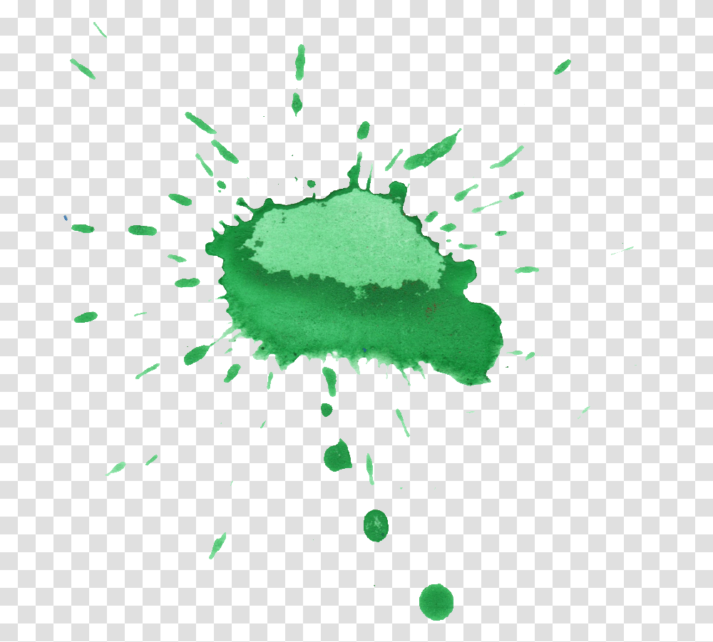 Download Hd Free Watercolor Splatter Drops Green Color Drop In Water, Graphics, Art, Light Transparent Png