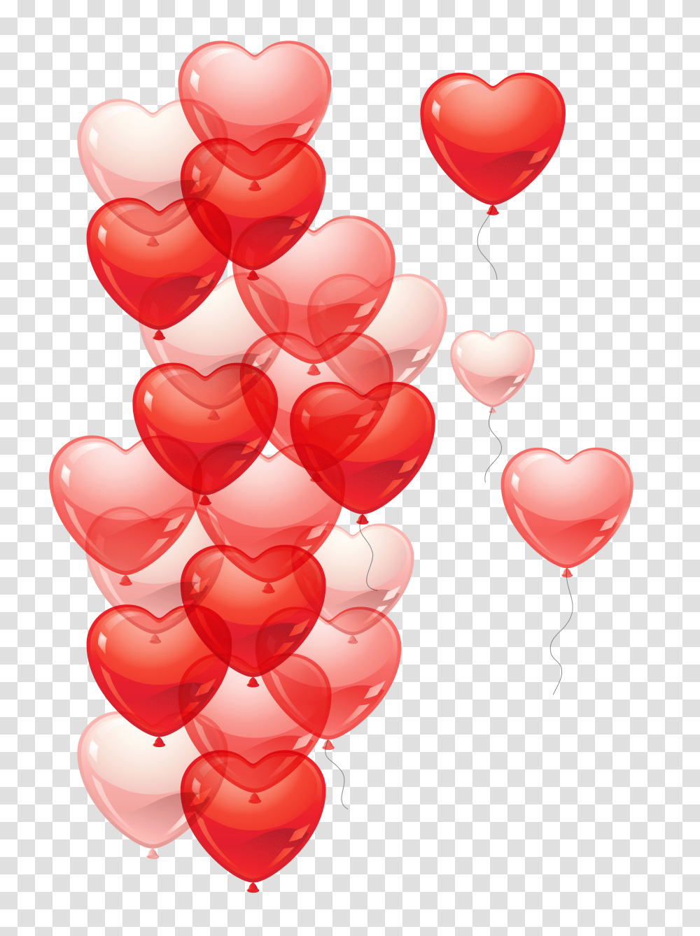 Download Hd Freeuse Stock Heart Bubbles Clipart Heart Shaped Balloons, Plant, Fruit, Food, Strawberry Transparent Png
