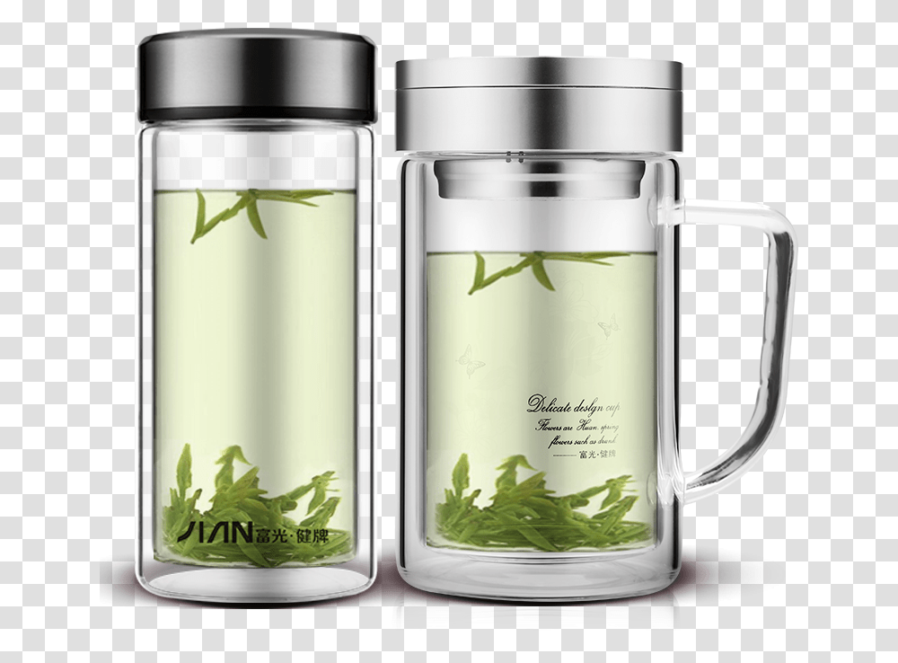 Download Hd Fuguang Double Water Bottle, Jar, Plant, Beverage, Vase Transparent Png