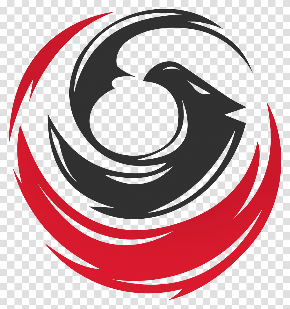 Download Hd Gaming Logos Red And White Circle Gaming Logo, Spiral, Clothing, Apparel, Graphics Transparent Png