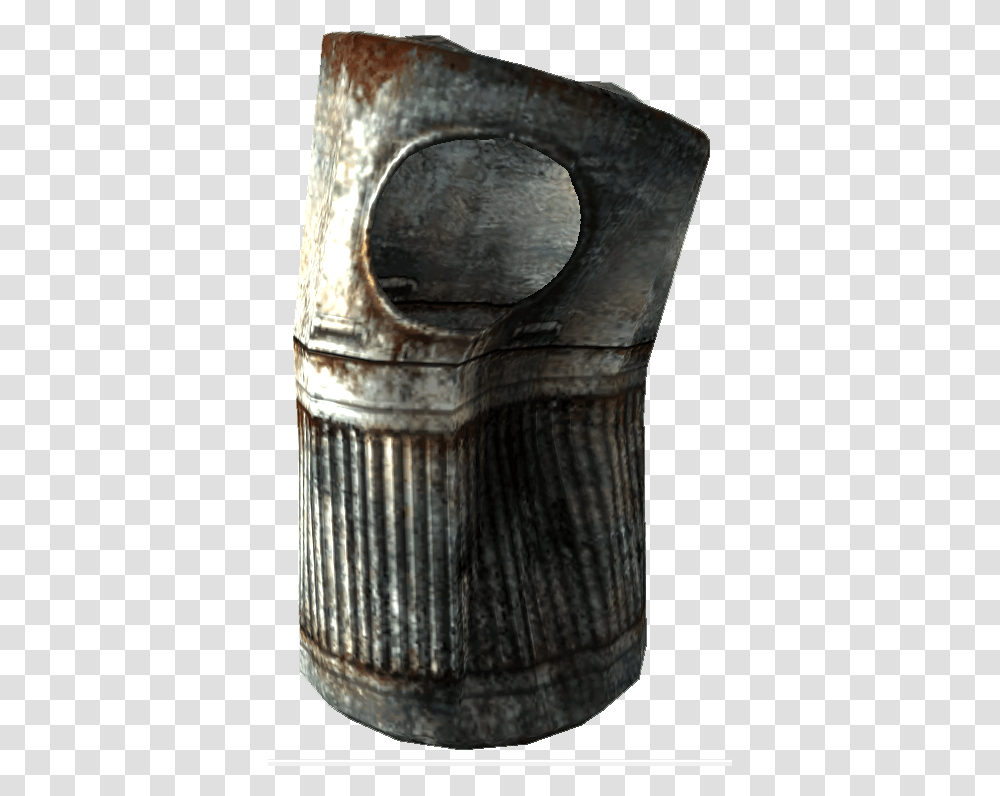 Download Hd Garbage Can Twisted Garbage, Tool, Can Opener, Bronze Transparent Png