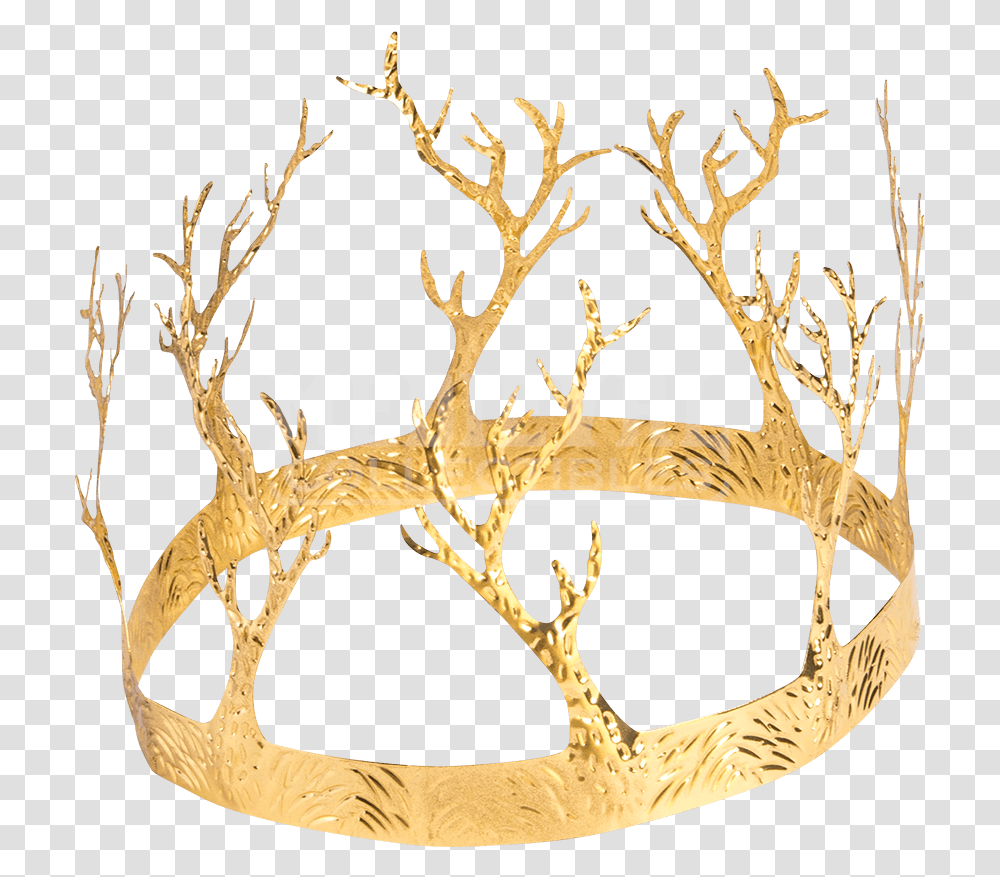Download Hd Gilded Forest Kings Crown Crown Made Of Deer Antlers Transparent Png