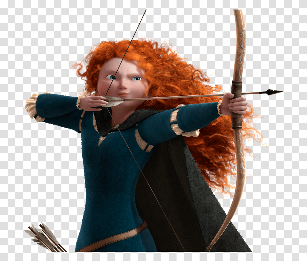 Download Hd Ginger Heads Images Merida Wallpaper And Merida Bow And Arrow, Archer, Archery, Sport, Person Transparent Png